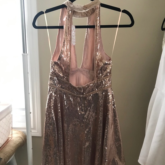 Free People Film Noir Sequin Mini Dress - Picture 4 of 6